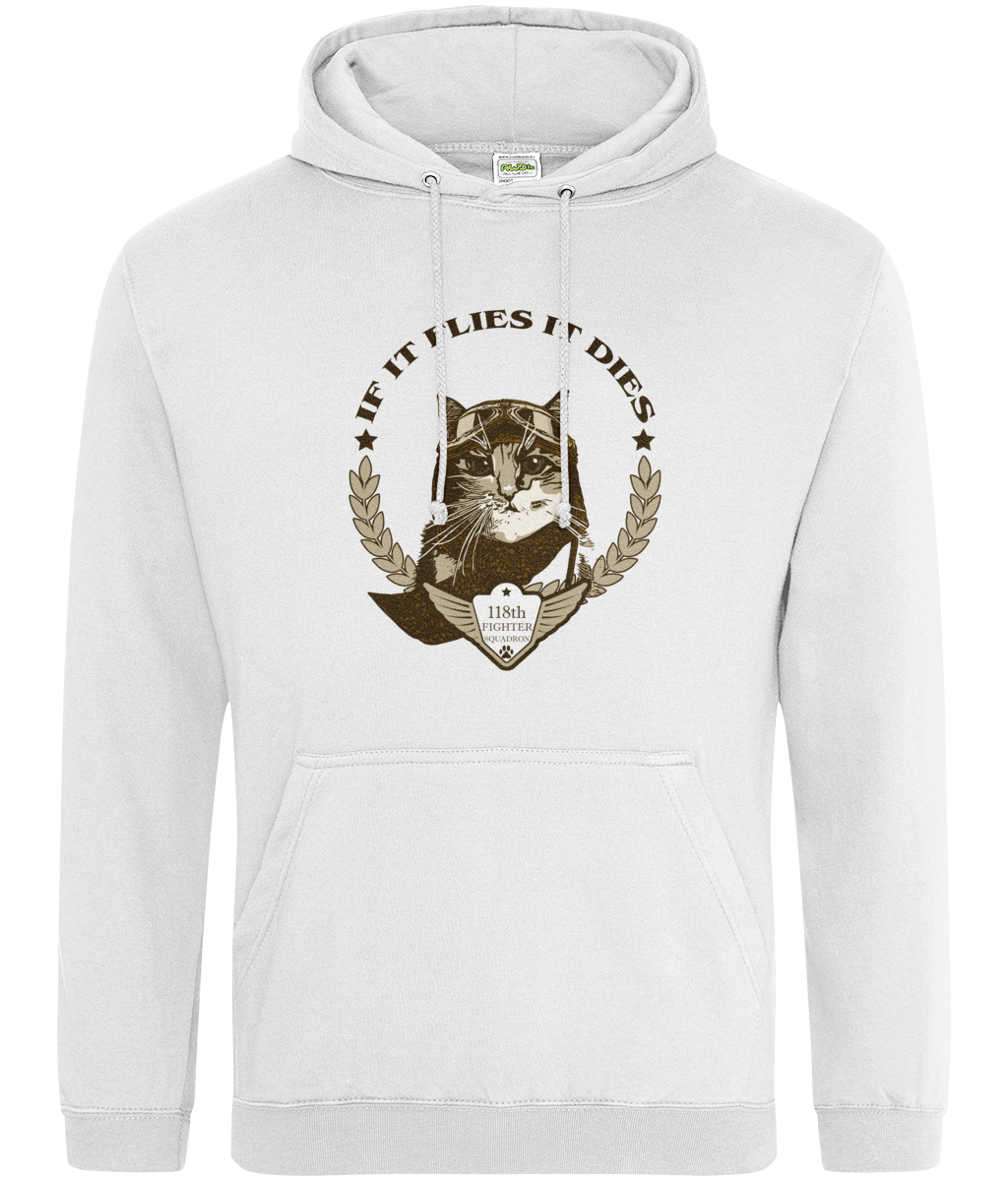 Spirit Of Thunder If It Flies It Dies College Hoodie