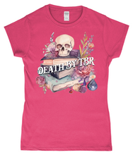 Load image into Gallery viewer, Death By TBR Ladies Fitted T-Shirt

