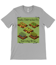 Load image into Gallery viewer, Distracted By Farming Sims Crew Neck T-Shirt
