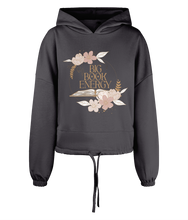 Load image into Gallery viewer, Big Book Energy Women&#39;s Oversized Cropped Hoodie
