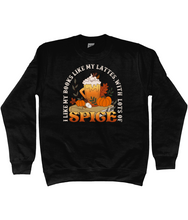 Load image into Gallery viewer, Spicy Lattes &amp; Books Unisex Fit Sweatshirt
