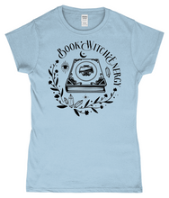 Load image into Gallery viewer, Book Witch Energy Ladies Fitted T-Shirt
