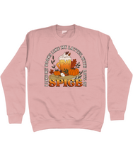 Load image into Gallery viewer, Spicy Lattes &amp; Books Unisex Fit Sweatshirt

