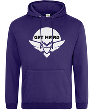 Load image into Gallery viewer, Spirit Of Thunder Get Weird College Hoodie
