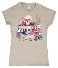 Load image into Gallery viewer, Death By TBR Ladies Fitted T-Shirt
