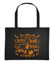 Load image into Gallery viewer, Coffee Icey &amp; Books Spicy Shopping Bag
