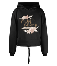 Load image into Gallery viewer, Big Book Energy Women&#39;s Oversized Cropped Hoodie

