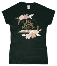 Load image into Gallery viewer, Big Book Energy Ladies Fitted T-Shirt
