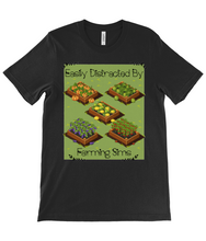Load image into Gallery viewer, Distracted By Farming Sims Crew Neck T-Shirt
