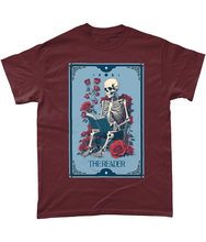 Load image into Gallery viewer, The Reader Tarot Style Unisex Fit T-Shirt
