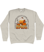Load image into Gallery viewer, Spicy Lattes &amp; Books Unisex Fit Sweatshirt
