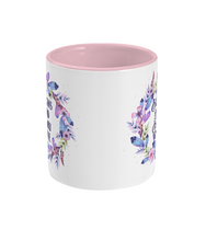 Load image into Gallery viewer, Books And Fairy Wine Two Toned Mug
