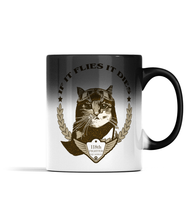 Load image into Gallery viewer, Spirit Of Thunder If It Flies It Dies 11oz Magic Colour Changing Mug
