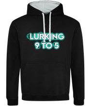 Load image into Gallery viewer, Lurking 9 to 5 Premium Two-Tone Hoodie
