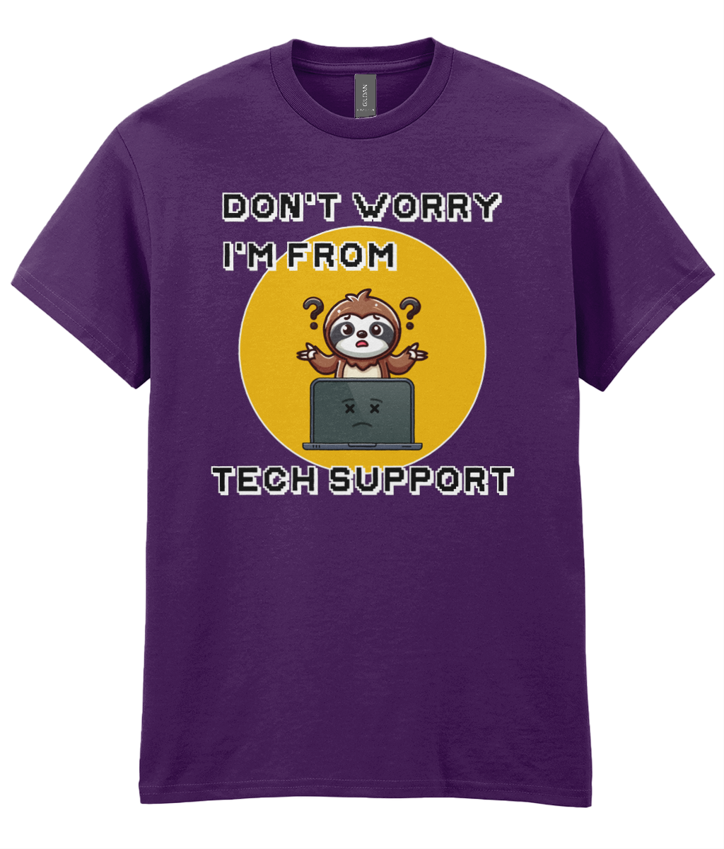 Tech Support Sloth Unisex T-Shirt – ManaMerch