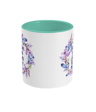 Load image into Gallery viewer, Books And Fairy Wine Two Toned Mug
