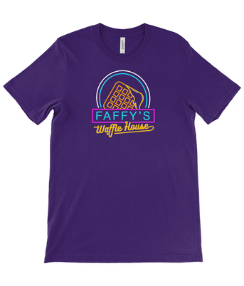 Faffy Waffle 'Faffy's Waffle House' Crew Neck T-Shirt