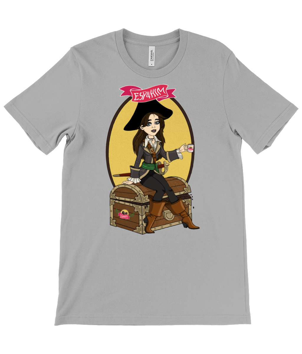 ESP4HIM 'Coffee Hoarding Pirate' Crew Neck T-Shirt