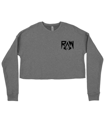 Raw47 Ladies Cropped Sweatshirt