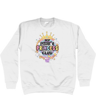 Load image into Gallery viewer, Pixie Cake Face &#39;Princess Club&#39; Sweatshirt
