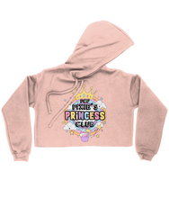 Load image into Gallery viewer, Pixie Cake Face &#39;Princess Club&#39; Ladies Cropped Hoodie

