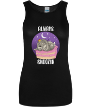 Load image into Gallery viewer, Pixie Cake Face &#39;Always Snoozin&#39; Women&#39;s Cool Sports Vest
