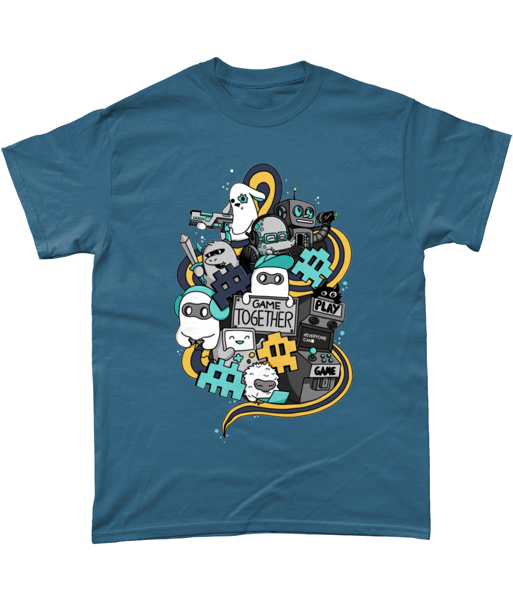 Everyone Can 'Game Together' Heavy Cotton T-Shirt