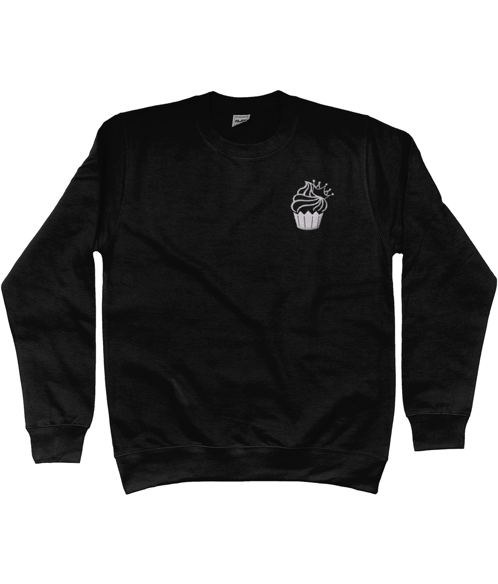 Pixie Cake Face Embroidered Unisex Sweatshirt