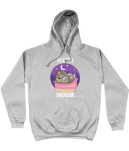 Load image into Gallery viewer, Pixie Cake Face &#39;Always Snoozin&#39; College Hoodie
