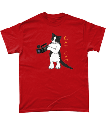 Danster189 Cat Cam Heavy Cotton T-Shirt