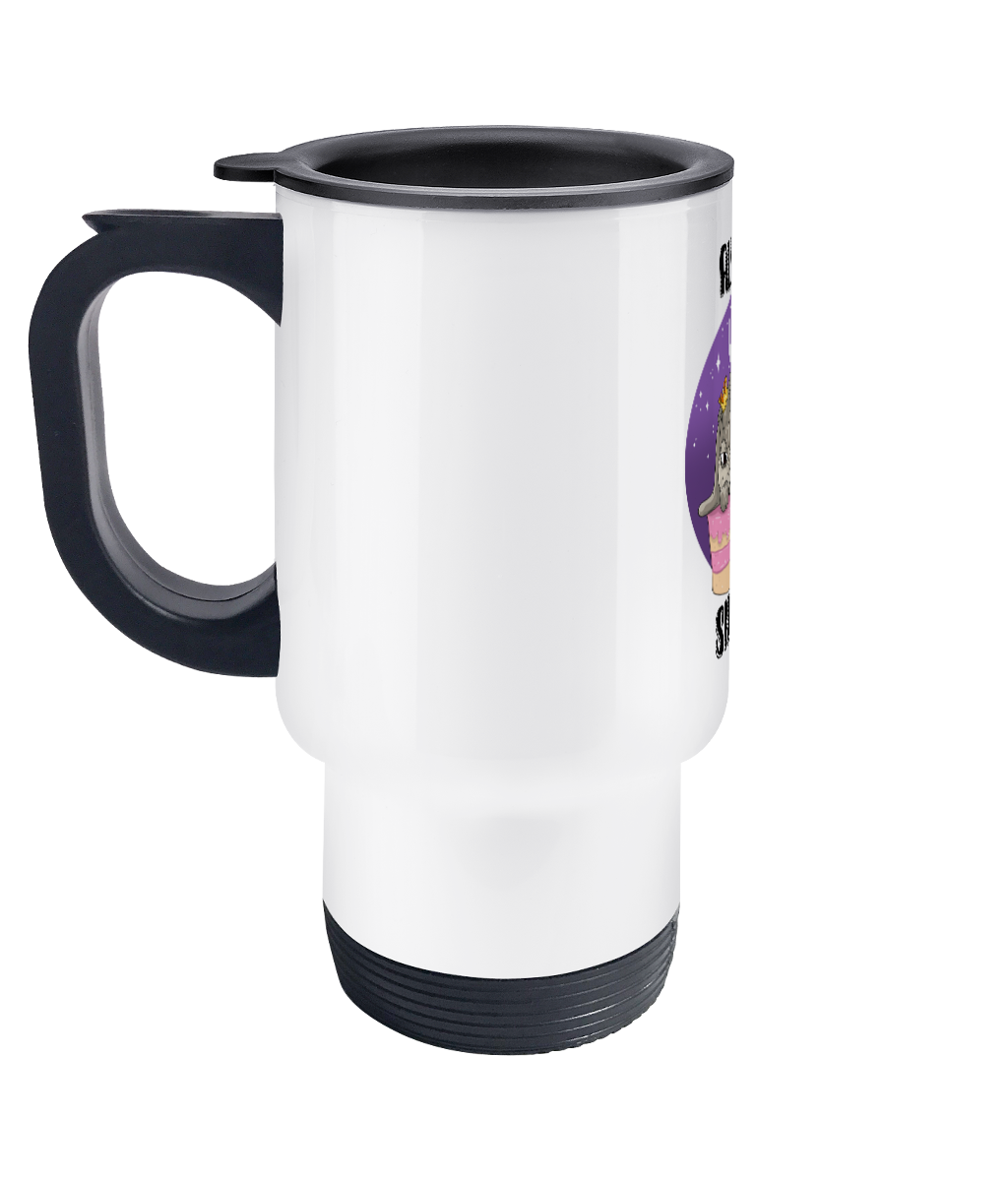Pixie Cake Face 'Always Snoozin' Travel Mug