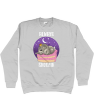 Load image into Gallery viewer, Pixie Cake Face &#39;Always Snoozin&#39; Sweatshirt
