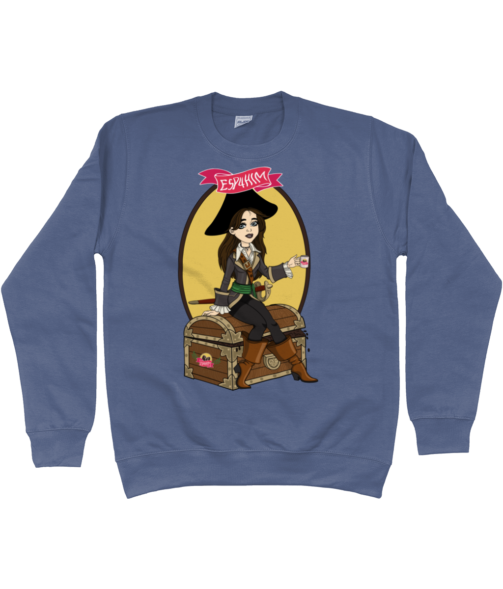 ESP4HIM 'Coffee Hoarding Pirate' Sweatshirt