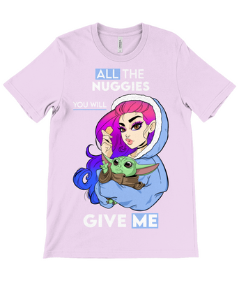 Pixie Cake Face 'All The Nuggies' Crew Neck T-Shirt