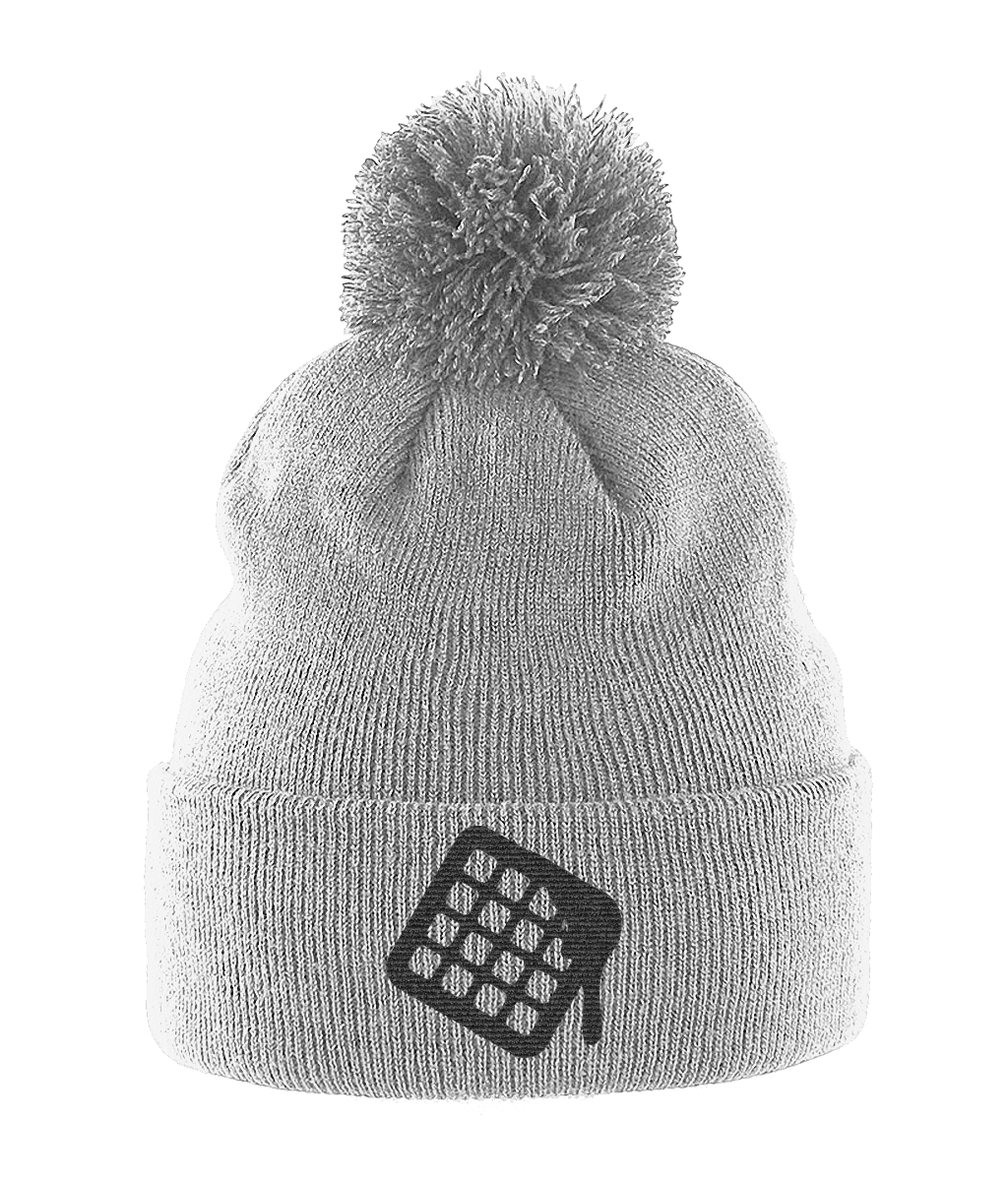 Faffy Waffle Pom Pom Beanie