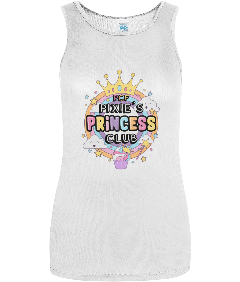 Pixie Cake Face 'Princess Club' Women's Cool Sports Vest