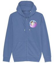 Load image into Gallery viewer, Space Kitty Connector Zip Hoodie
