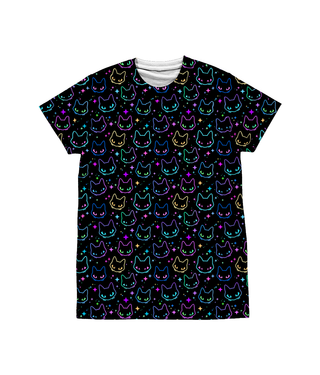 Magical cats Print T-Shirt