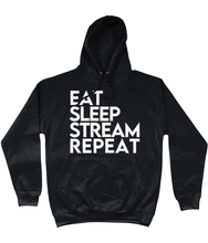 Load image into Gallery viewer, &#39;Eat Sleep Stream Repeat&#39; College Hoodie
