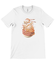 Load image into Gallery viewer, Cat&#39;s Love Ramen Crew Neck T-Shirt
