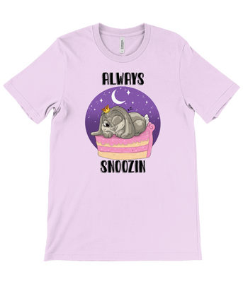 Pixie Cake Face 'Always Snoozin' Crew Neck T-Shirt