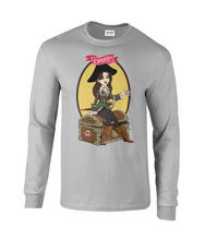 Load image into Gallery viewer, ESP4HIM &#39;Coffee Hoarding Pirate&#39; Long Sleeve T-Shirt
