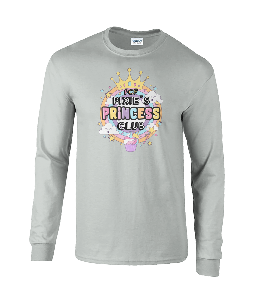 Pixie Cake Face 'Princess Club' Long Sleeve T-Shirt