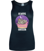 Load image into Gallery viewer, Pixie Cake Face &#39;Always Snoozin&#39; Women&#39;s Cool Sports Vest
