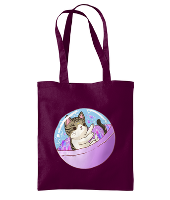 Space Kitty Shoulder Tote Bag