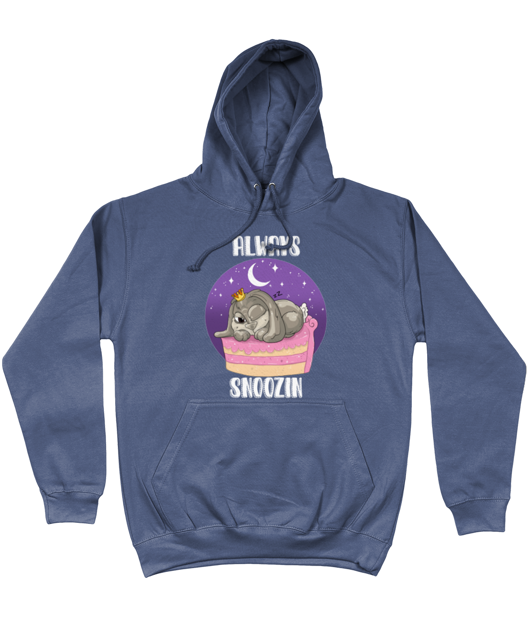 Pixie Cake Face 'Always Snoozin' College Hoodie