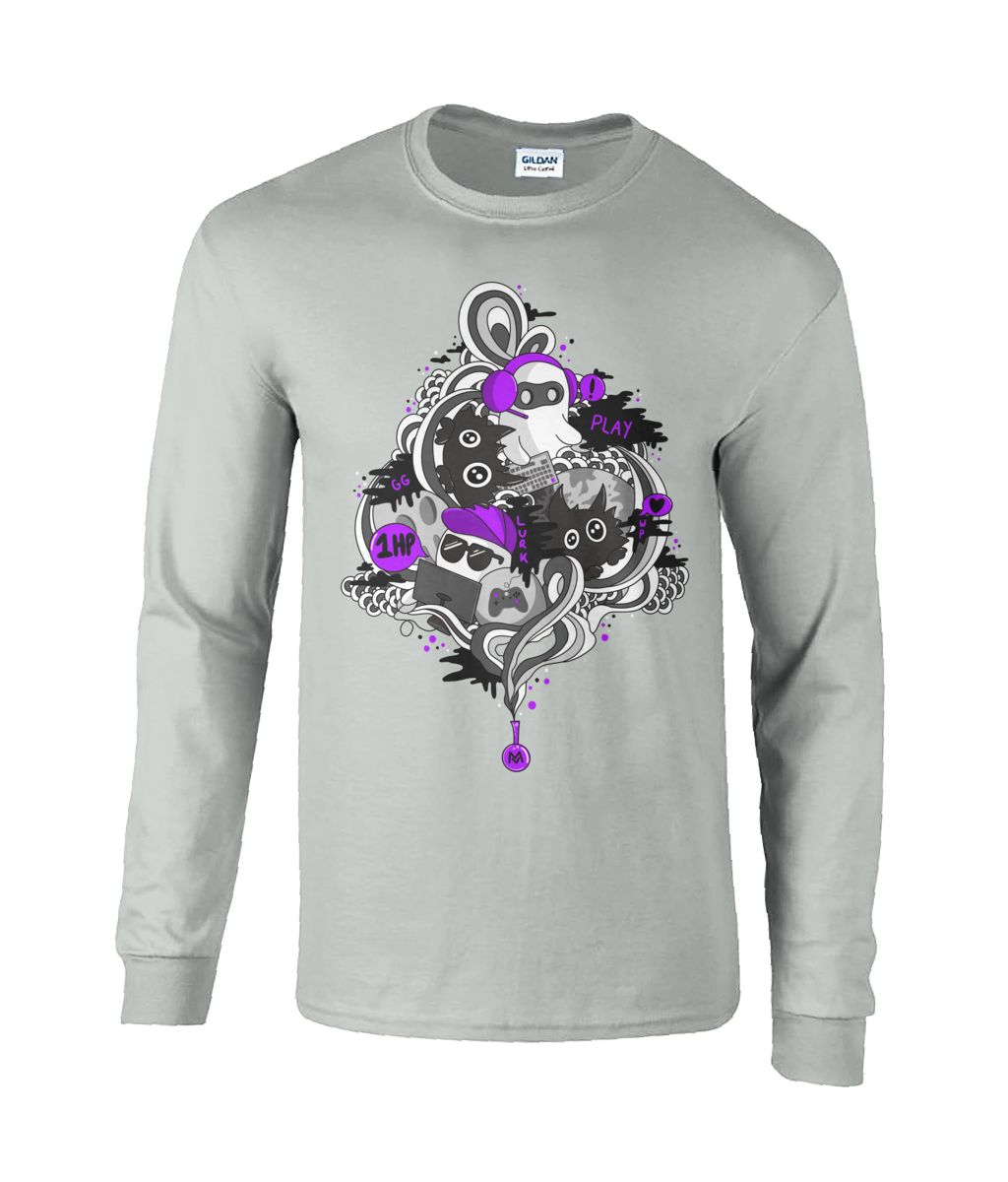 Gaming and Lurking Long Sleeve T-Shirt