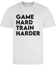 Load image into Gallery viewer, Game Hard Train Harder Men&#39;s Cool Sports T-shirt
