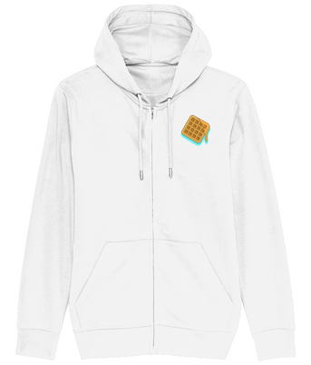 Faffy Waffle Zip Connector Hoodie