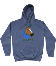 Load image into Gallery viewer, September Rose  College Hoodie ‘Tw*t Horse’
